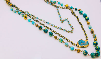 Janet Necklace Turquoise