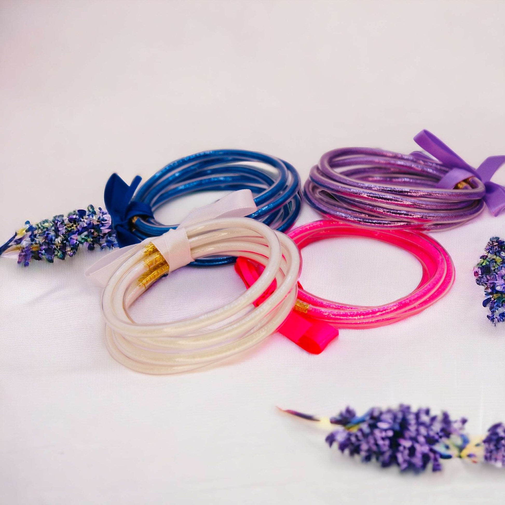 Glitter Jelly Bangles