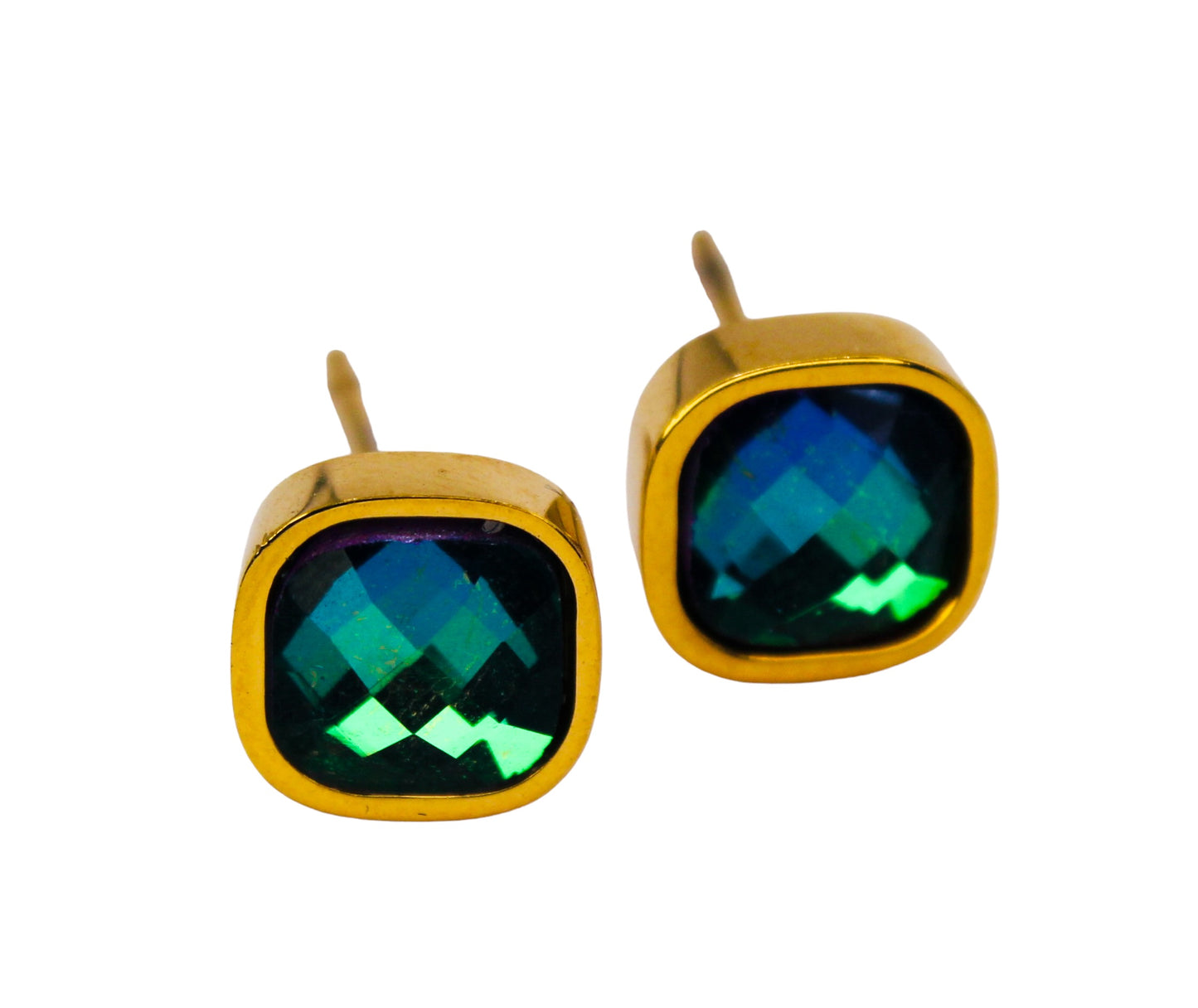 Belisa Multicolor Square Earrings